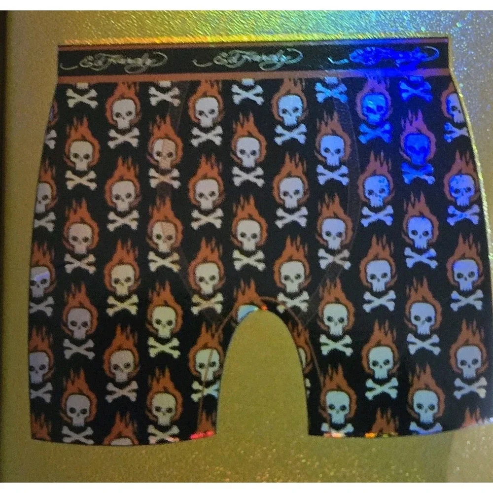 Ed Hardy 4 Performance Boxer Briefs Moisture Wick Stretch Soft Mens Size XL